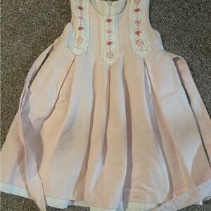 Spanish Boutique dress Girls Pink Embroidery